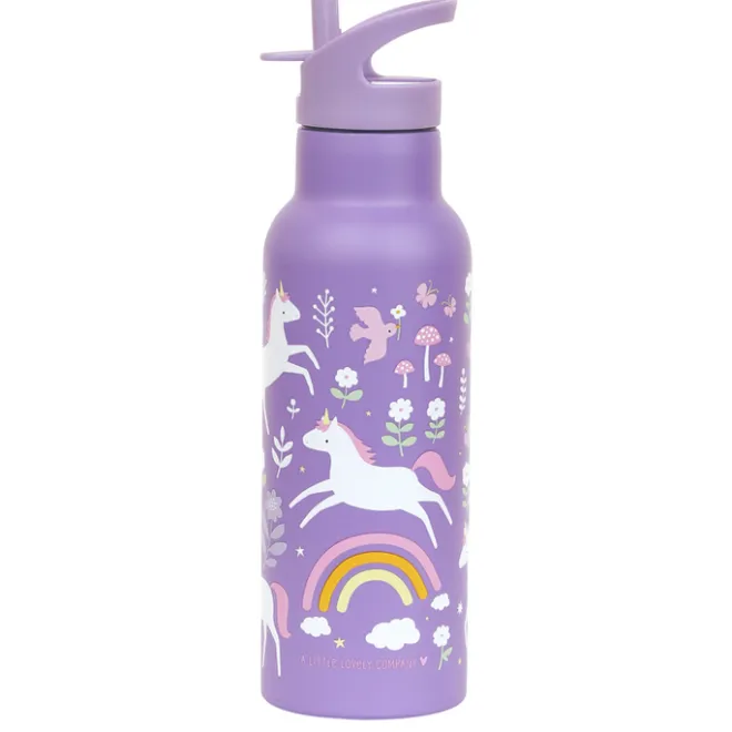 New A Little Lovely Company Alex Water Bottle XL unicorn dreams