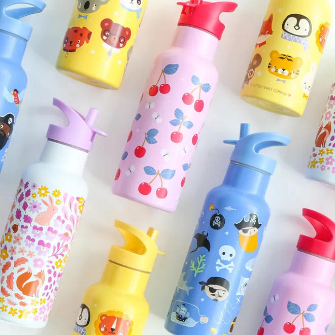 Clearance A Little Lovely Company Alex Water Bottle XL pirates