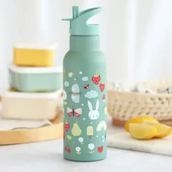 New A Little Lovely Company Alex Water Bottle XL joy