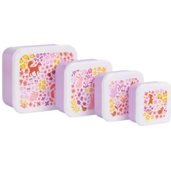 Sale A Little Lovely Company Charlie Lunch & Snack Box flower garden