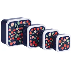 Best A Little Lovely Company Charlie Lunch & Snack Box strawberries