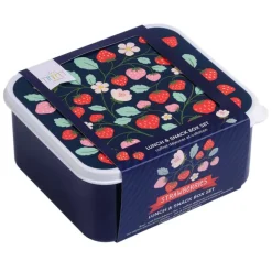 Best A Little Lovely Company Charlie Lunch & Snack Box strawberries