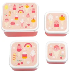 Sale A Little Lovely Company Charlie Lunch & Snack Box ice-cream