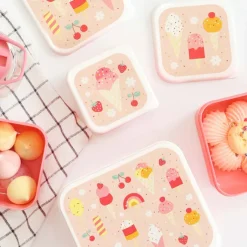 Sale A Little Lovely Company Charlie Lunch & Snack Box ice-cream