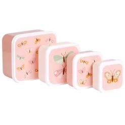 Sale A Little Lovely Company Charlie Lunch & Snack Box butterflies