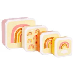 Discount A Little Lovely Company Charlie Lunch & Snack Box rainbows