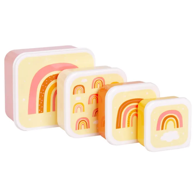 Discount A Little Lovely Company Charlie Lunch & Snack Box rainbows