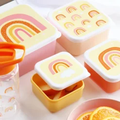 Discount A Little Lovely Company Charlie Lunch & Snack Box rainbows