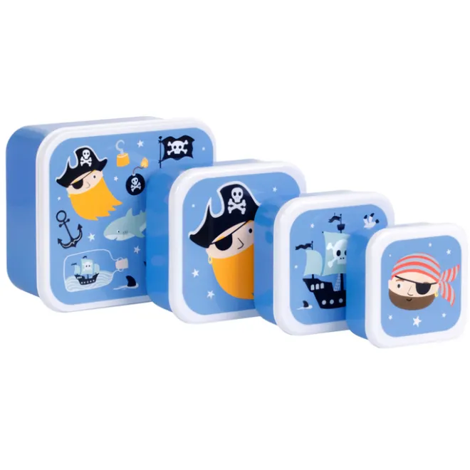 Discount A Little Lovely Company Charlie Lunch & Snack Box box pirates