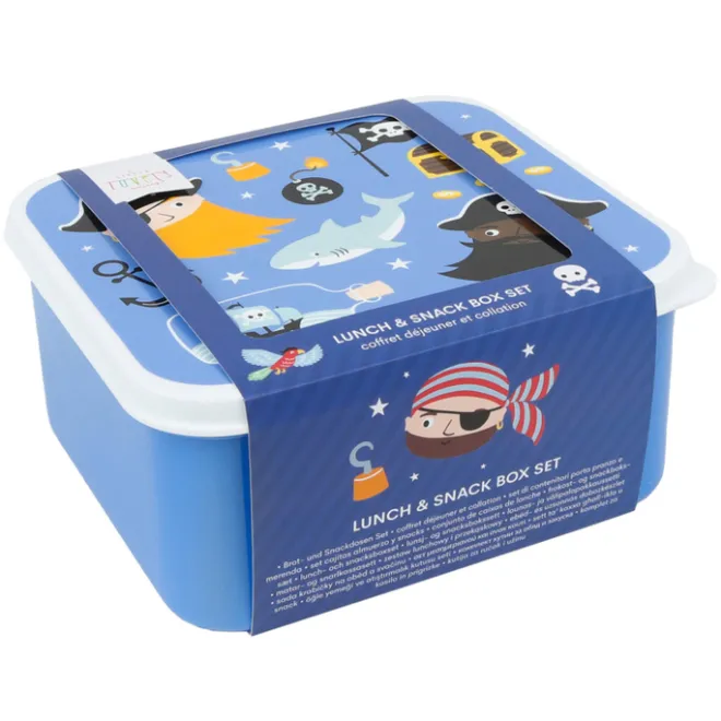 Discount A Little Lovely Company Charlie Lunch & Snack Box box pirates
