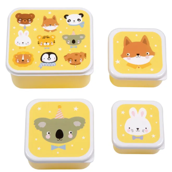 Hot A Little Lovely Company Charlie Lunch & Snack Box animal friends