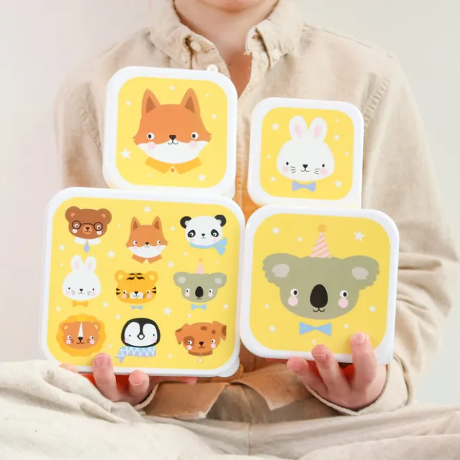 Hot A Little Lovely Company Charlie Lunch & Snack Box animal friends