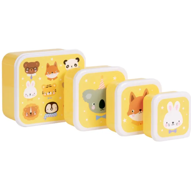 Hot A Little Lovely Company Charlie Lunch & Snack Box animal friends