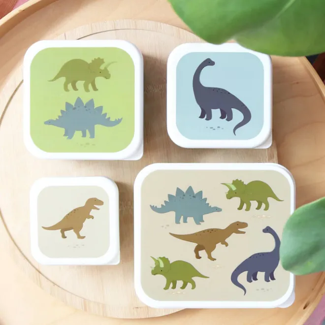 Online A Little Lovely Company Charlie Lunch & Snack Box dinosaurs