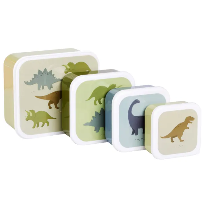 Online A Little Lovely Company Charlie Lunch & Snack Box dinosaurs