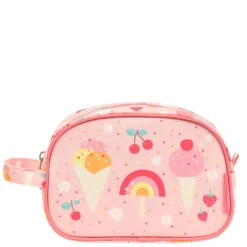 New A Little Lovely Company Jules Toiletry Bag ice-cream