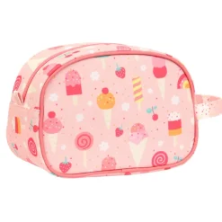 New A Little Lovely Company Jules Toiletry Bag ice-cream