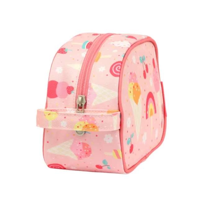 New A Little Lovely Company Jules Toiletry Bag ice-cream