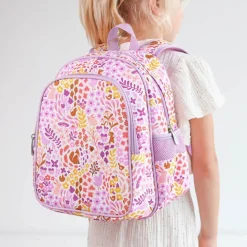 New A Little Lovely Company Noa Backpack flower garden