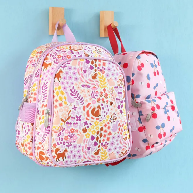 New A Little Lovely Company Noa Backpack flower garden