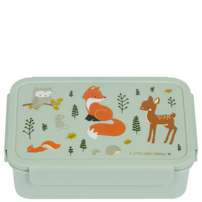 A Little Lovely Company Robin Bento Lunchbox forest friends