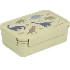 New A Little Lovely Company Robin Bento Lunchbox dinosaurs