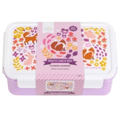 A Little Lovely Company Robin Bento Lunchbox flower garden