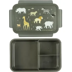 Discount A Little Lovely Company Robin Bento Lunchbox savanna