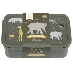 Discount A Little Lovely Company Robin Bento Lunchbox savanna