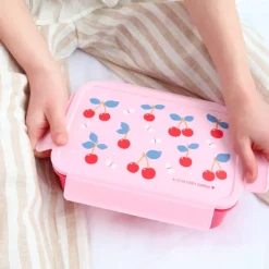 Online A Little Lovely Company Robin Bento Lunchbox cherries