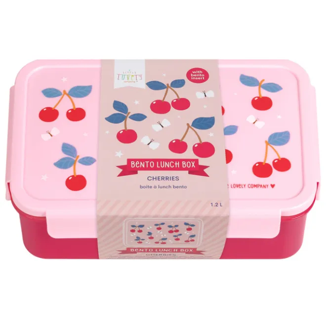 Online A Little Lovely Company Robin Bento Lunchbox cherries