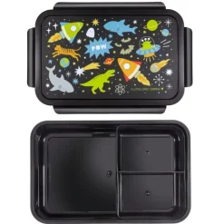 New A Little Lovely Company Robin Bento Lunchbox galaxy