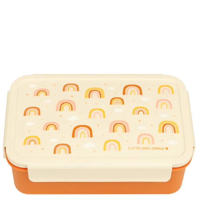 Online A Little Lovely Company Robin Bento Lunchbox rainbows