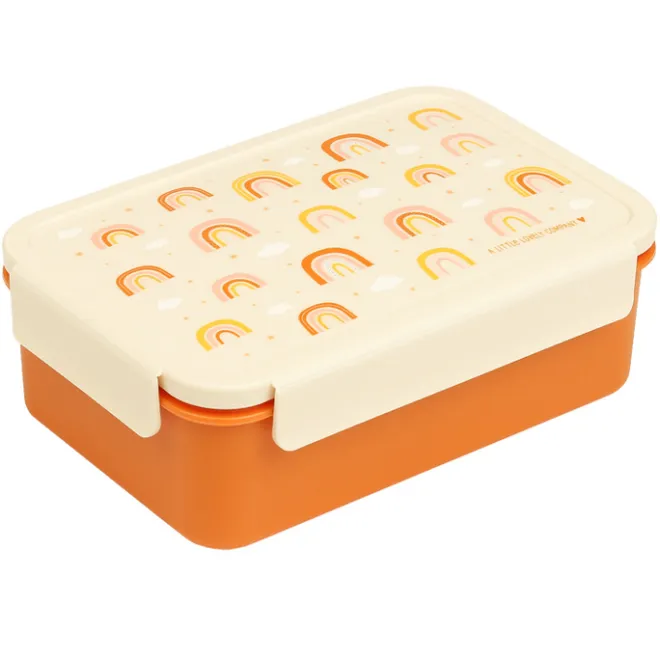 Online A Little Lovely Company Robin Bento Lunchbox rainbows