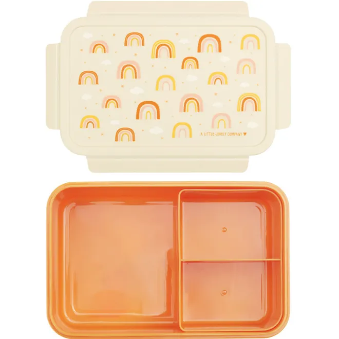 Online A Little Lovely Company Robin Bento Lunchbox rainbows