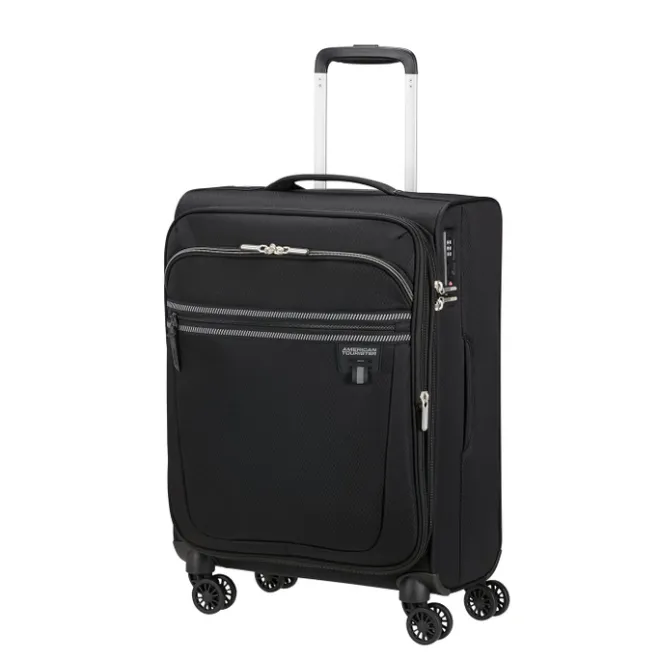 New American Tourister Aerospin Spinner S Exp black