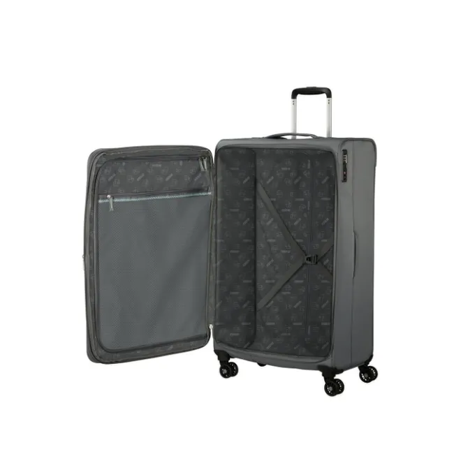 Outlet American Tourister Aerospin Spinner L Exp stone basalt