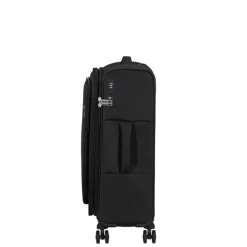 Sale American Tourister Cloudrider  Spinner M Expandable TSA jet black