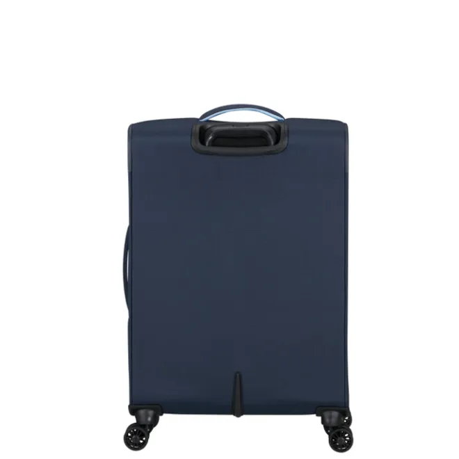 New American Tourister Cloudrider Spinner M Expandable TSA sky navy