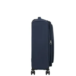 New American Tourister Cloudrider Spinner M Expandable TSA sky navy