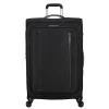 Best American Tourister Cloudrider  Spinner L Expandable TSA jet black