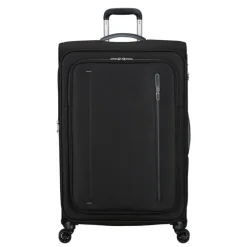Best American Tourister Cloudrider  Spinner L Expandable TSA jet black