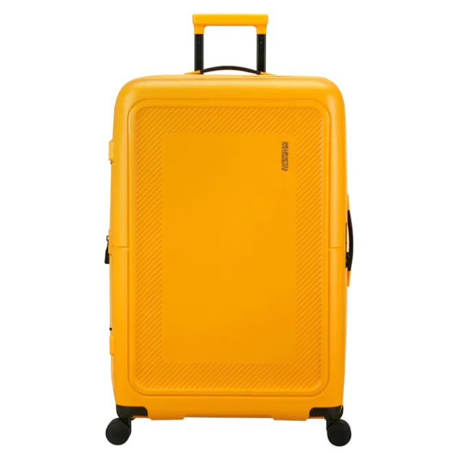 Clearance American Tourister Dashpop Spinner 77 Exp golden yellow