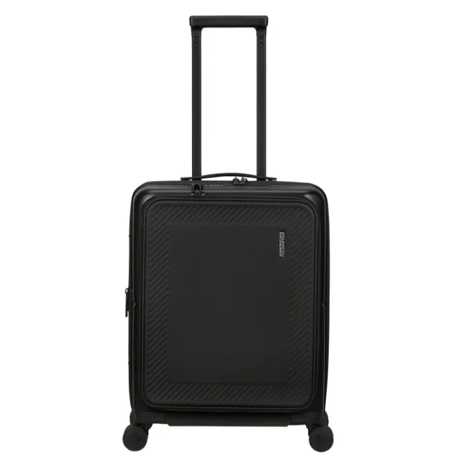 Hot American Tourister Dashpop Spinner 55/20 Exp Frontl. true black