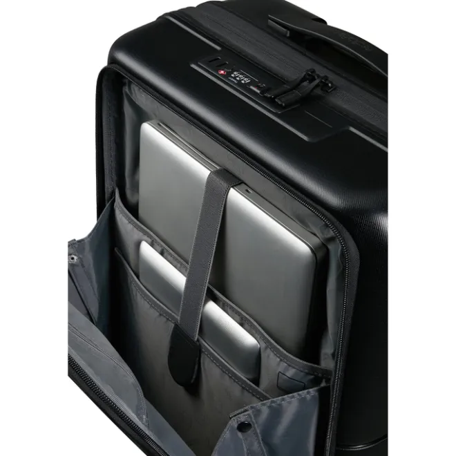 Hot American Tourister Dashpop Spinner 55/20 Exp Frontl. true black