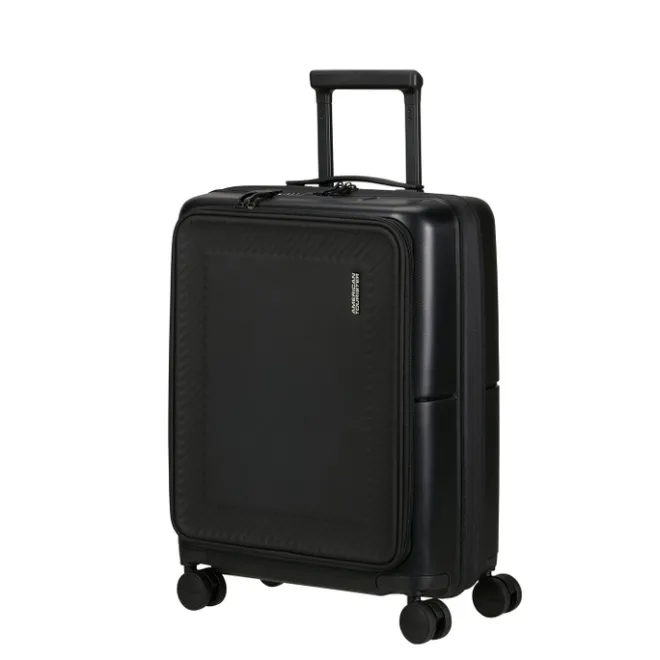 Hot American Tourister Dashpop Spinner 55/20 Exp Frontl. true black