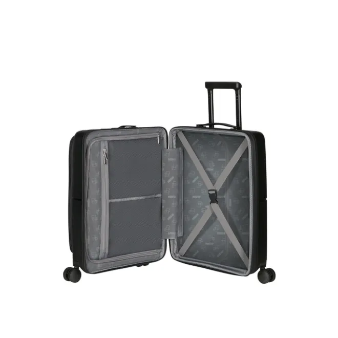 Hot American Tourister Dashpop Spinner 55/20 Exp Frontl. true black