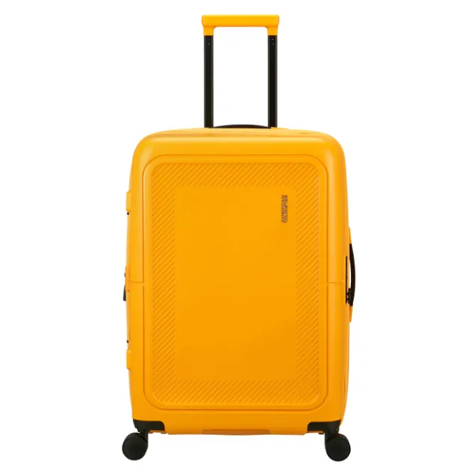 Hot American Tourister Dashpop Spinner 67 Exp golden yellow