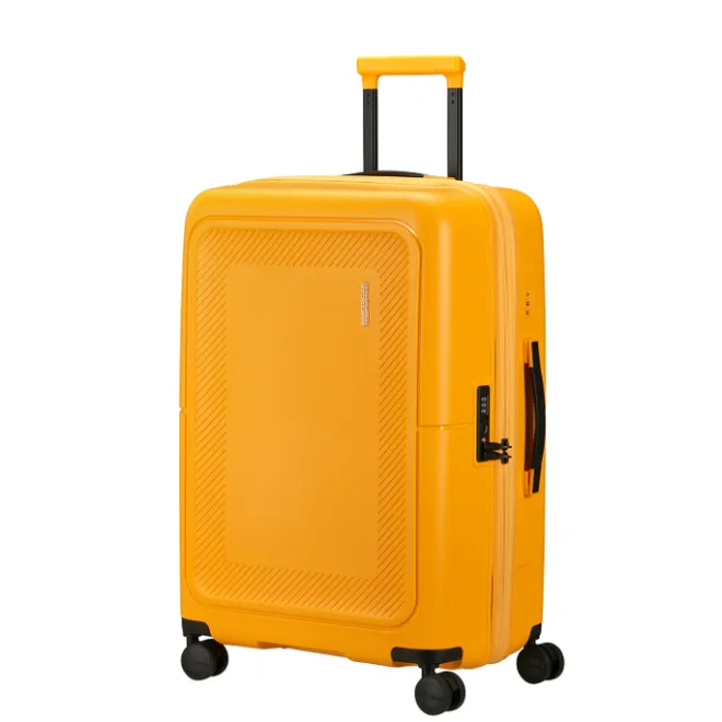 Hot American Tourister Dashpop Spinner 67 Exp golden yellow