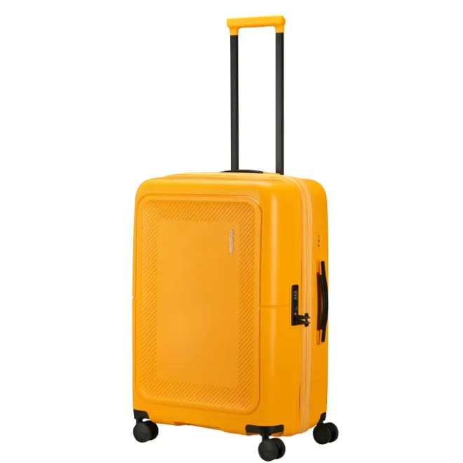 Hot American Tourister Dashpop Spinner 67 Exp golden yellow